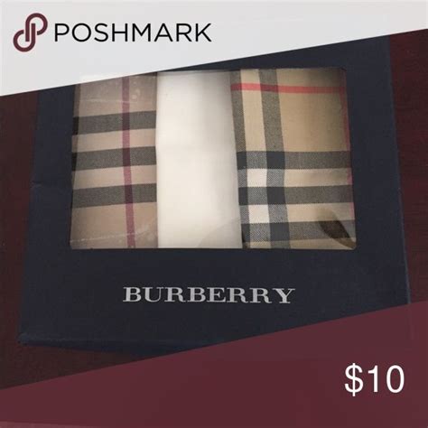 mens burberry handkerchief